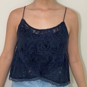 HOLLISTER babydoll crop top